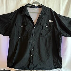 Columbia Black Button-Up Shirt